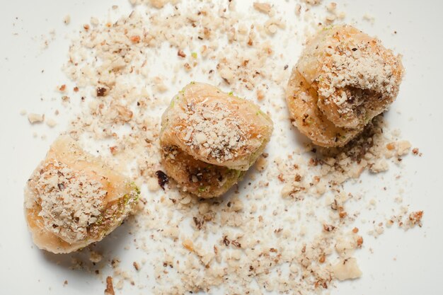 Cibo baklava pasticceria turca concept