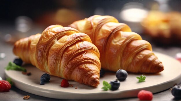 cibo croissant immagine moderna