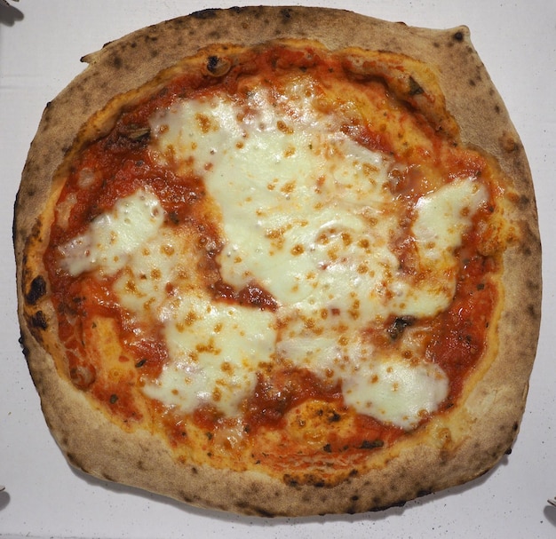 Cibo da forno pizza Margherita
