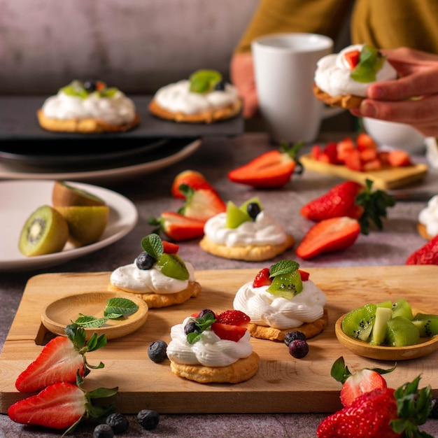 cibo da mangiare con le mani