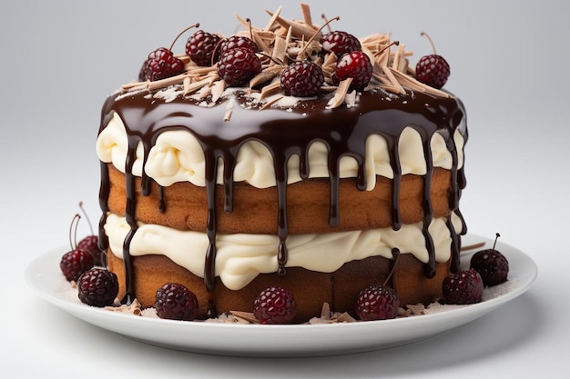 cibo di sfondo per la torta di compleanno al cioccolato 196jpg
