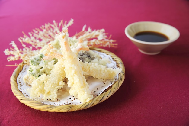 Cibo giapponese in tempura