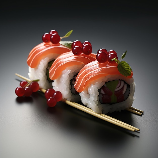 cibo giapponese sushi moderni colori freschi pesce cibo marino salmone riso fresco gustoso