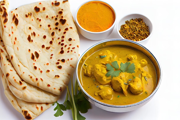 Cibo indiano Cibo di pollo al burro al curry