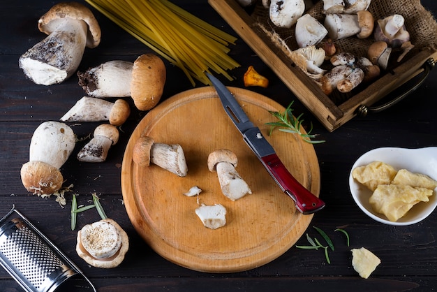 Cibo italiano, ingrediente della ricetta degli spaghetti