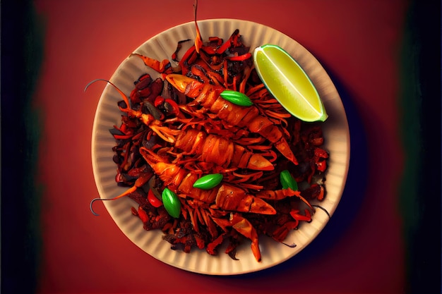 Cibo messicano Chapulines