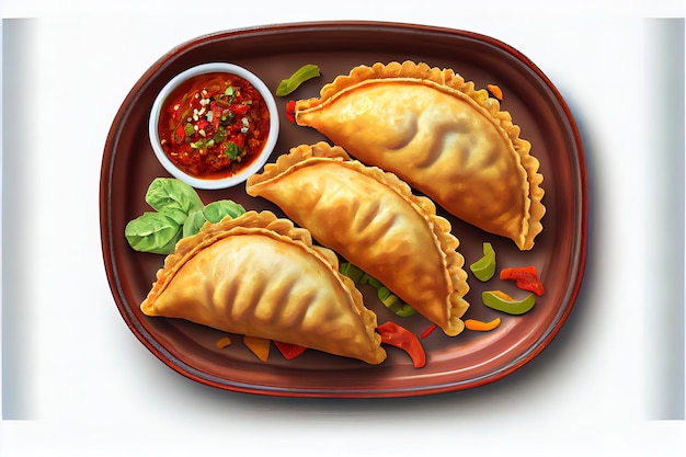 Cibo messicano Empanadas