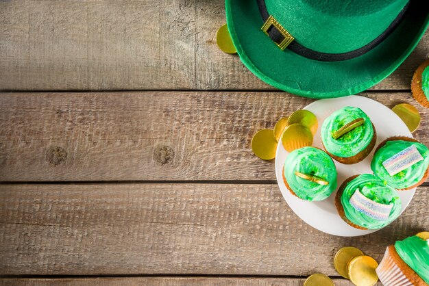 Cibo per bambini che celebrano San Patrizio