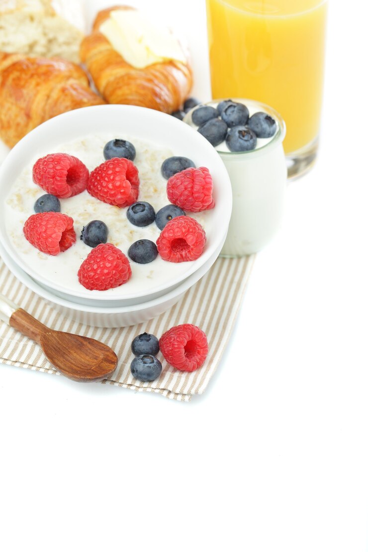 Foto cibo salutare. colazione francese