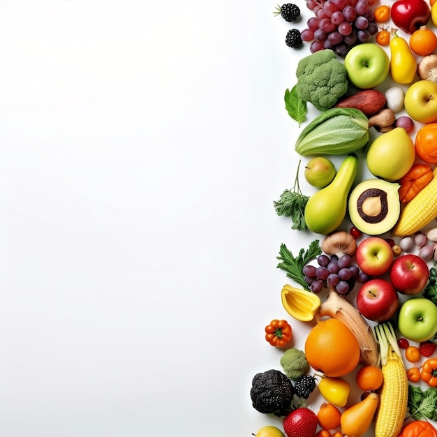 Cibo sano Frutta e verdura IA generativa