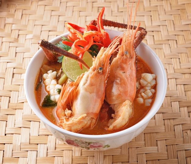 Cibo tailandese Tom Yum Goong