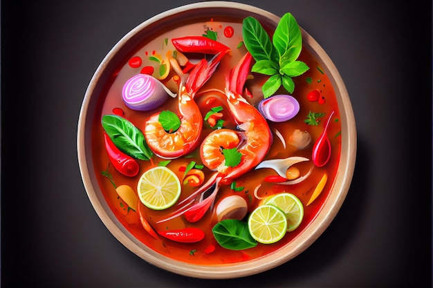 Cibo tailandese Tom Yum