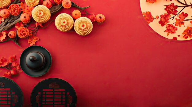 Cibo tradizionale cinese Mooncakes per il MidAutumn Festival