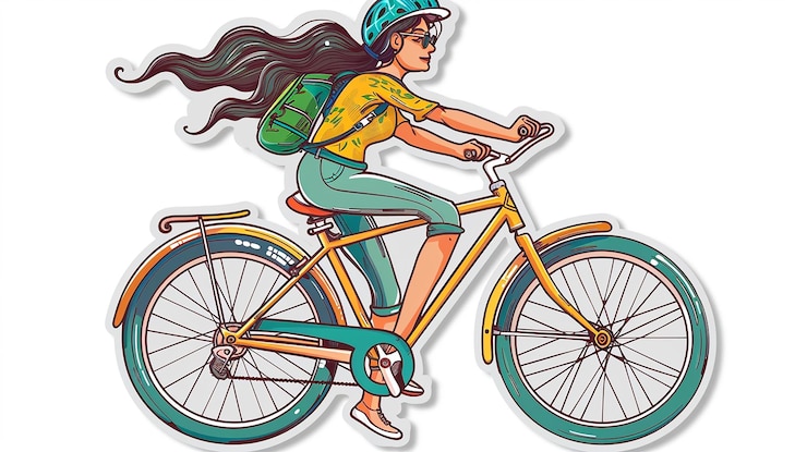 Foto ciclismo degli adesivi