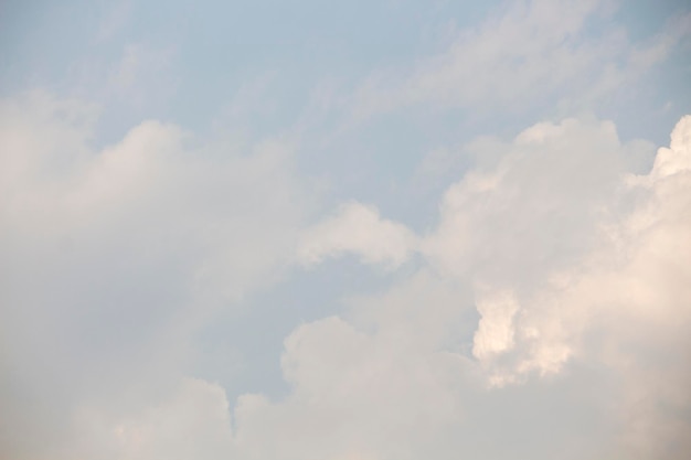 Cielo azzurro con nuvole bianche per sfondo o sfondi