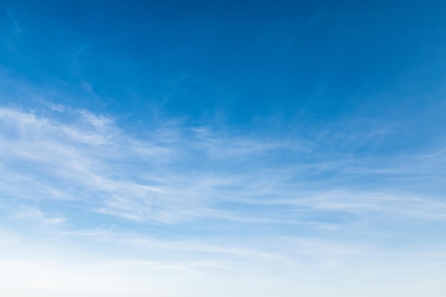 Cielo azzurro con nuvole bianche