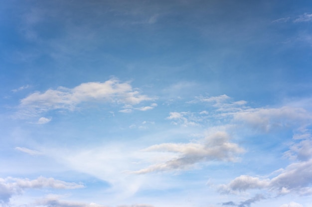 Cielo azzurro con nuvole come sfondo