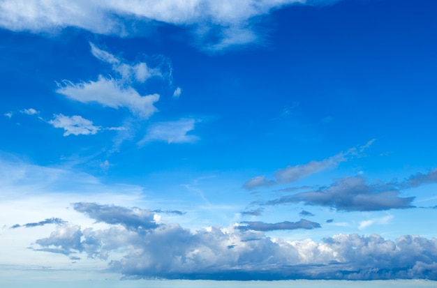 Cielo azzurro con nuvole