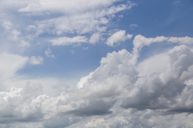 Cielo azzurro con nuvole