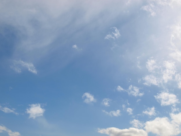 Cielo azzurro con nuvole