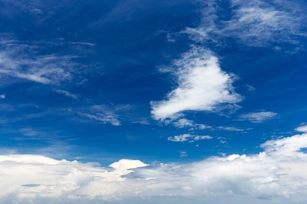 Cielo azzurro con nuvole