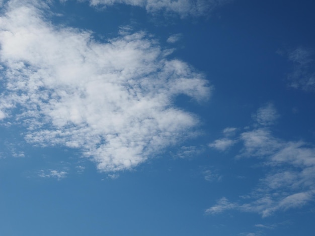 Cielo azzurro con sfondo di nuvole