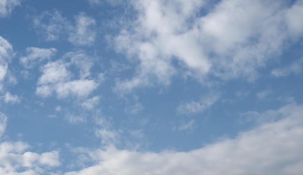 Cielo azzurro con sfondo di nuvole