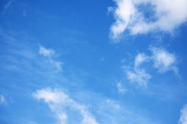 Cielo azzurro e nuvole bianche