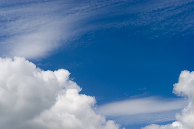 Cielo azzurro e nuvole