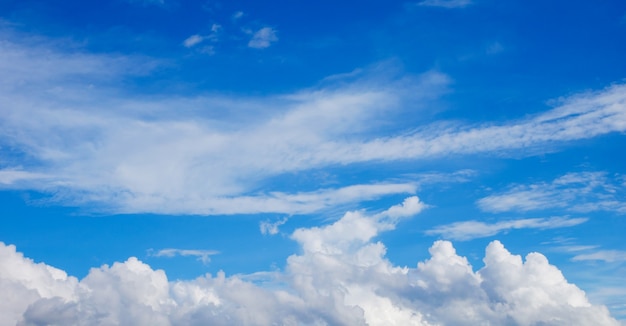 Cielo blu brillante per lo sfondo