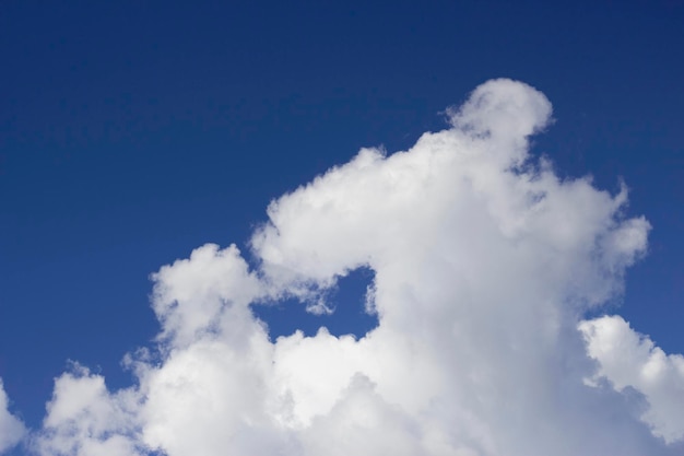 cielo blu con nuvole bianche durante il giorno estivo