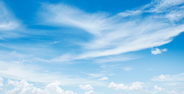 cielo blu con nuvole bianche