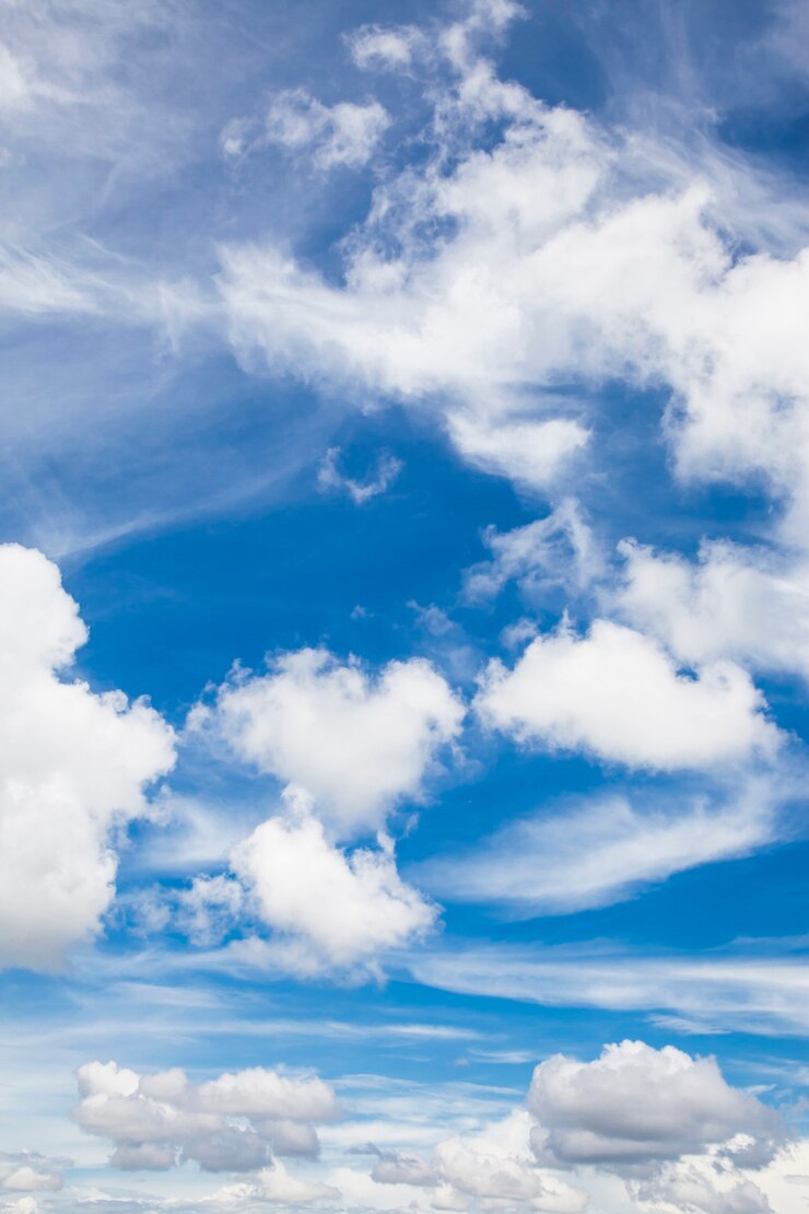 Cielo blu con nuvole