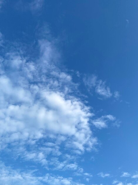 Cielo blu e fondo delle nuvole bianche