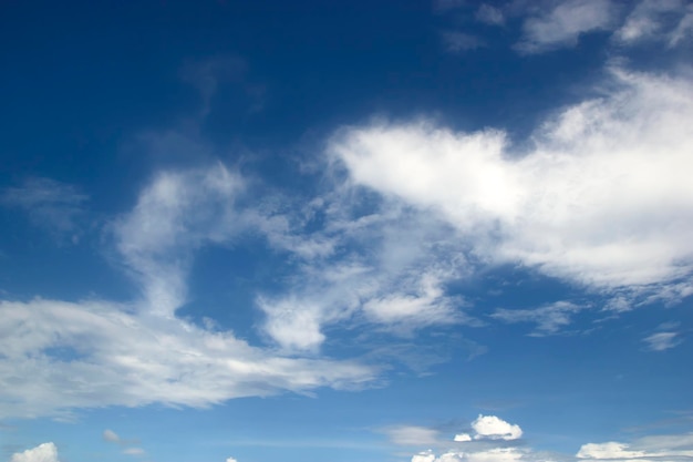 Cielo blu Sfondo dell'aria ad alto angolo