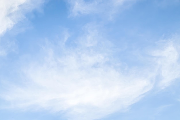 Cielo con nuvole da vicino sullo sfondo