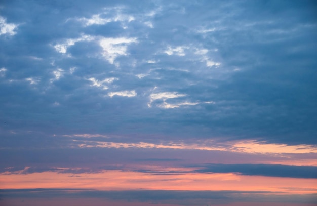 cielo con nuvole e sole