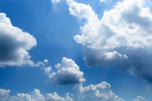 Cielo diurno con nubi cumuliformi