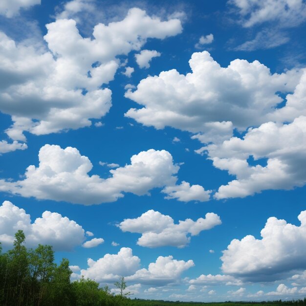 cielo e nuvole sfondo naturale