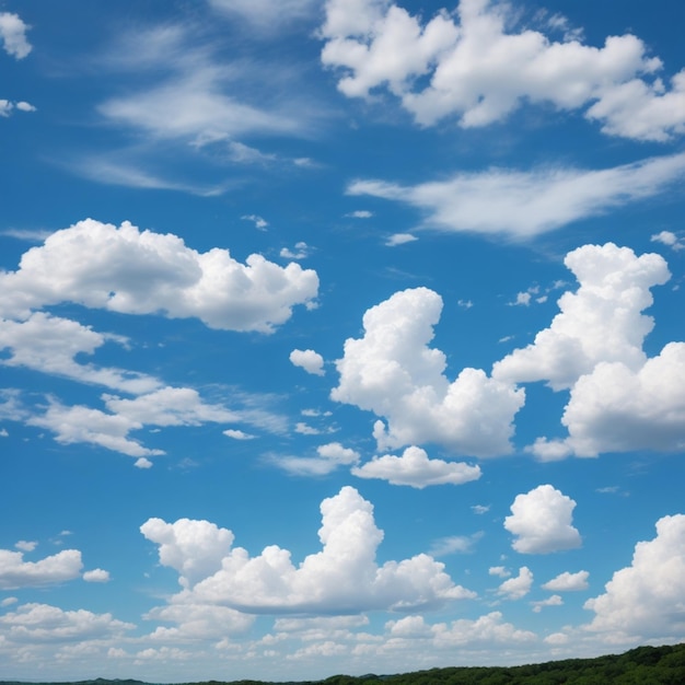 cielo e nuvole sfondo naturale