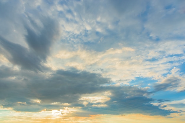 Cielo e nuvole