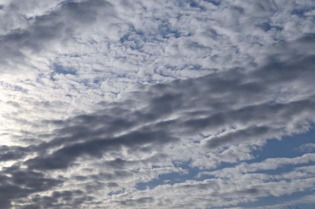 Cielo naturale bellissimo sfondo texture blu e bianco