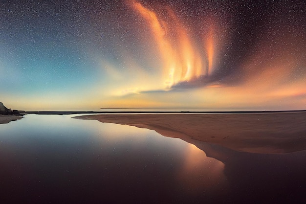 Cielo notturno di sfondo