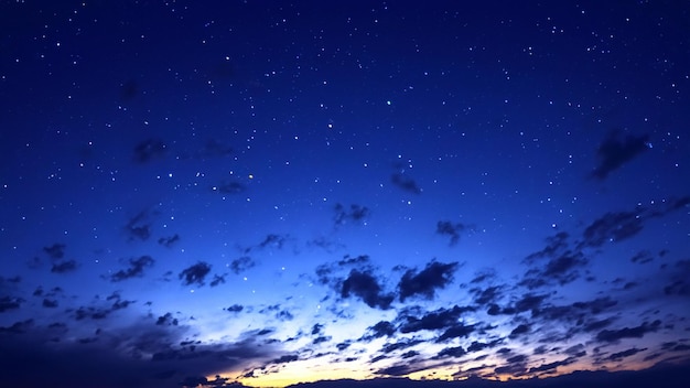 cielo notturno tramonto paesaggio natura sfondo