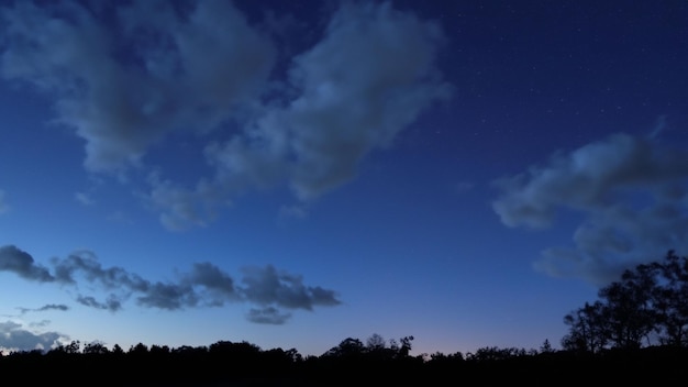 cielo notturno tramonto paesaggio natura sfondo