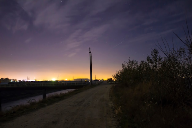 Cielo notturno un sacco di stelle