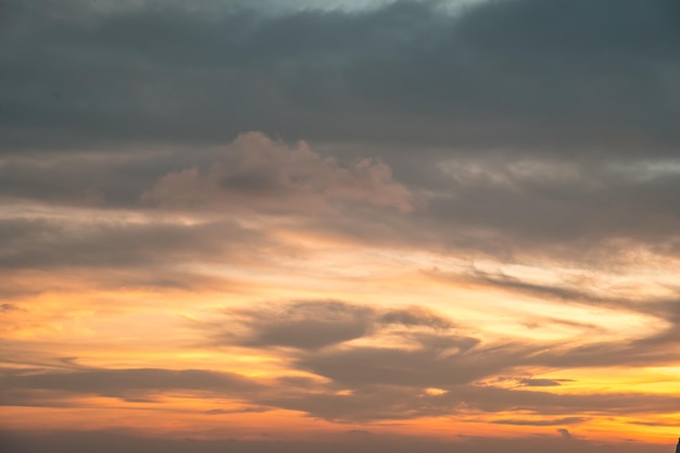 Cielo nuvola cinematografica Cielo naturale bellissimo e cinematografico sfondo texture tramonto