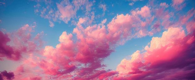 Cielo nuvoloso colorato al tramonto Sfondo della natura astratta della trama del cielo Colore sfumato
