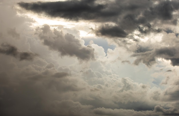 cielo tempestoso nuvole di pioggia