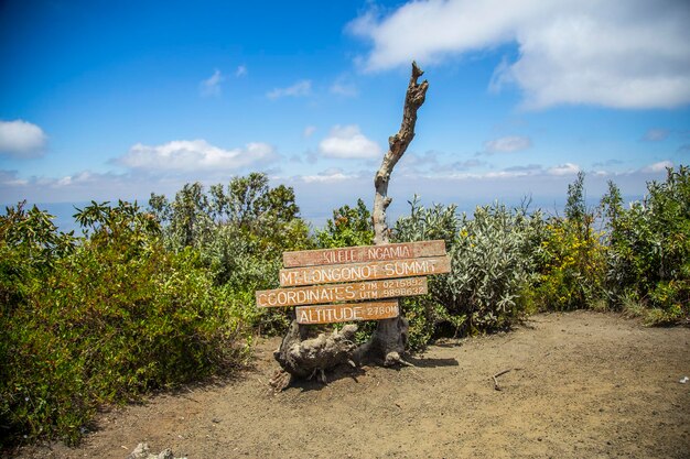 Cima del vulcano Naivasha Kenya